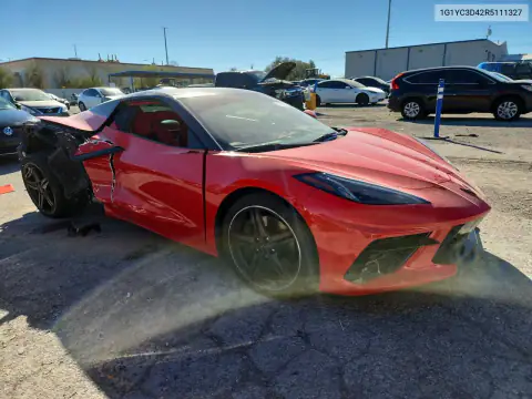 1G1YC3D42R5111327 — 2024 Chevrolet Corvette, фото 4 с аукциона Copart, Задняя часть