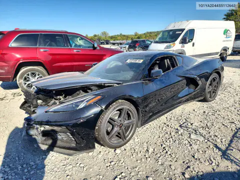 1G1YA2D44S5112663 — 2025 Chevrolet Corvette, Передняя часть, фото до ремонта