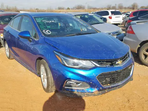 1G1BE5SM5G7266793 — 2016 Chevrolet Cruze LT, Передняя часть, фото до ремонта