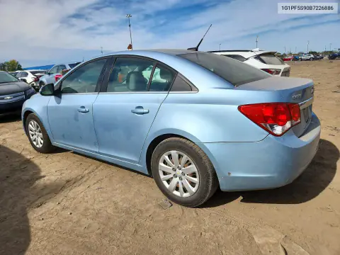2011 Chevrolet Cruze Lt VIN 1G1PF5S90B7226886 фото 2