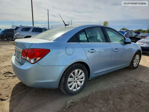 2011 Chevrolet Cruze Lt VIN 1G1PF5S90B7226886 фото 3