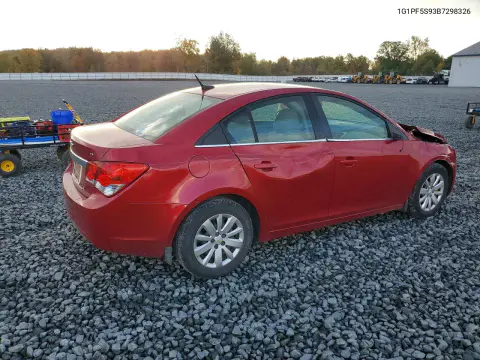 2011 Chevrolet Cruze Lt VIN 1G1PF5S93B7298326 фото 3