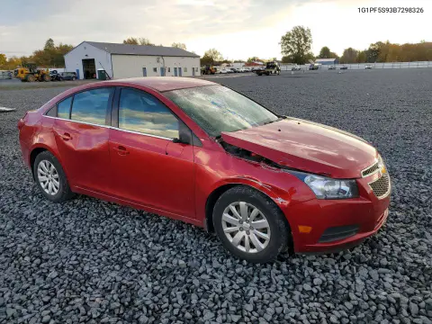 2011 Chevrolet Cruze Lt VIN 1G1PF5S93B7298326 фото 4