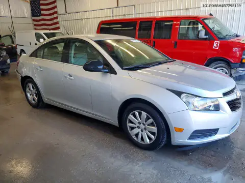 2011 Chevrolet Cruze Ls VIN 1G1PD5SH4B7295139 фото 4