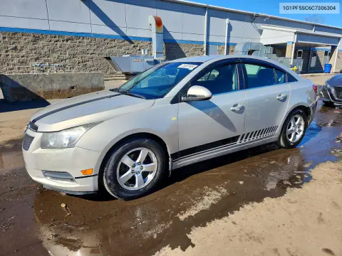 1G1PF5SC6C7306304 — 2012 Chevrolet Cruze, Задняя часть, фото до ремонта
