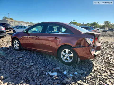 2012 Chevrolet Cruze Lt VIN 1G1PF5SC1C7246108 фото 2