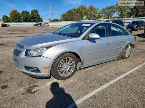 1G1PJ5SC7C7144293 — 2012 Chevrolet Cruze, Задняя часть, фото до ремонта