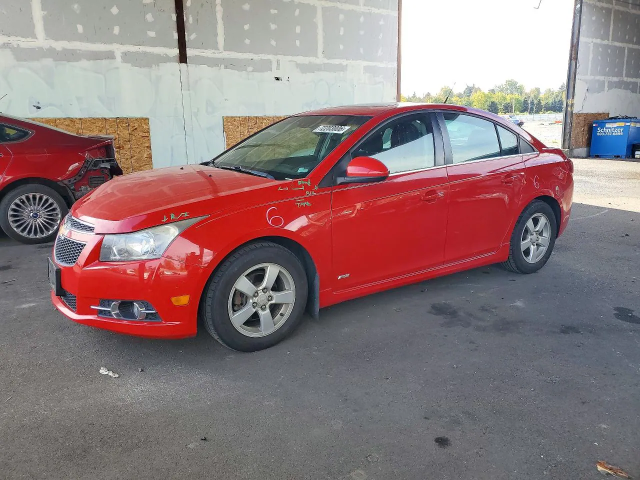 2012 Chevrolet Cruze Lt VIN 1G1PF5SC1C7190428 фото 1