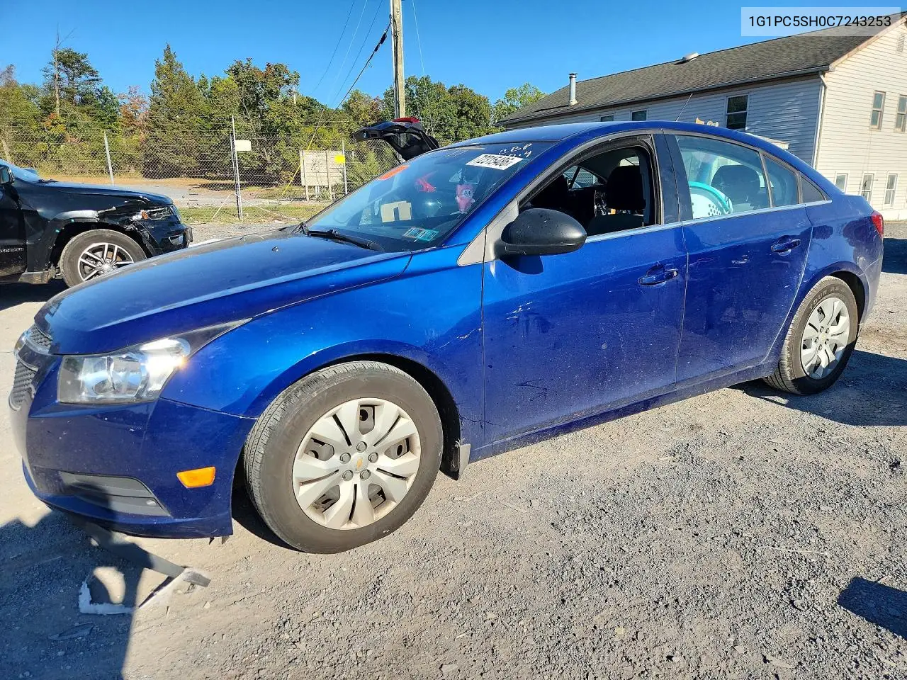 2012 Chevrolet Cruze Ls VIN 1G1PC5SH0C7243253 фото 1