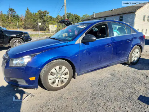 1G1PC5SH0C7243253 — 2012 Chevrolet Cruze, Сторона, фото до ремонта