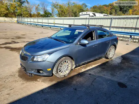 1G1PK5SC1C7354661 — 2012 Chevrolet Cruze, Передняя часть, фото до ремонта