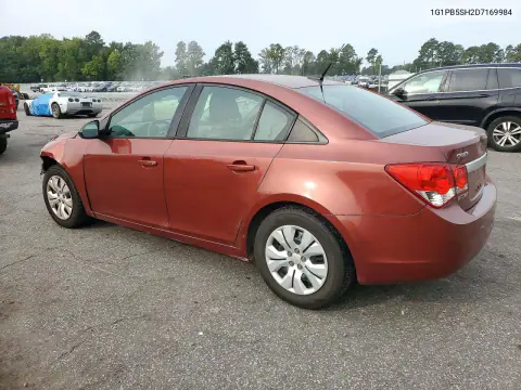 2013 Chevrolet Cruze Ls VIN 1G1PB5SH2D7169984 фото 2