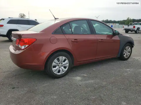 2013 Chevrolet Cruze Ls VIN 1G1PB5SH2D7169984 фото 3