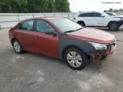 2013 Chevrolet Cruze Ls VIN 1G1PB5SH2D7169984 фото 4