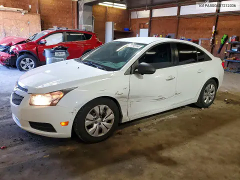 1G1PA5SG4D7212036 — 2013 Chevrolet Cruze, Сторона, фото до ремонта