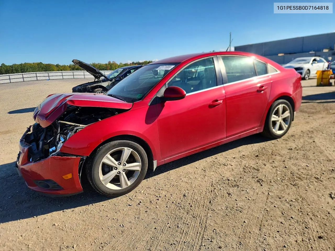 2013 Chevrolet Cruze Lt VIN 1G1PE5SB0D7164818 фото 1