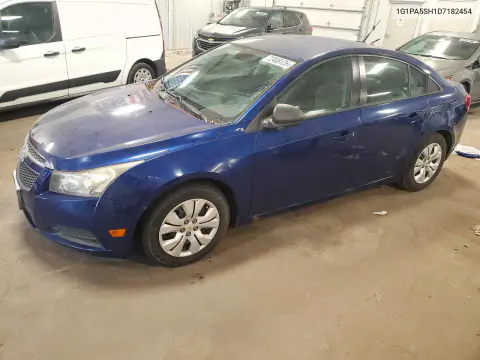 1G1PA5SH1D7182454 — 2013 Chevrolet Cruze, Передняя часть, фото до ремонта