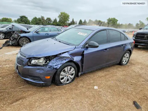 2014 Chevrolet Cruze Ls VIN 1G1PA5SH2E7434021 фото 1
