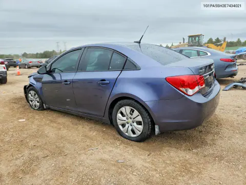 2014 Chevrolet Cruze Ls VIN 1G1PA5SH2E7434021 фото 2