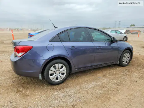 2014 Chevrolet Cruze Ls VIN 1G1PA5SH2E7434021 фото 3