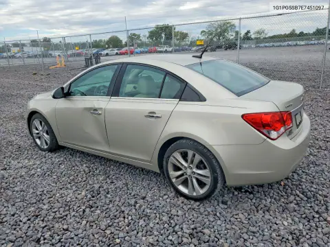 1G1PG5SB7E7451097 — 2014 Chevrolet Cruze, фото 2 с аукциона Copart, Сторона