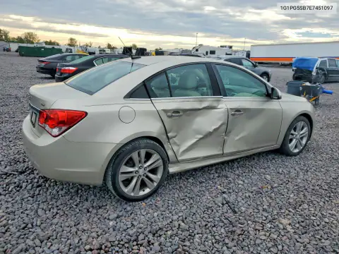 1G1PG5SB7E7451097 — 2014 Chevrolet Cruze, фото 3 с аукциона Copart, Сторона