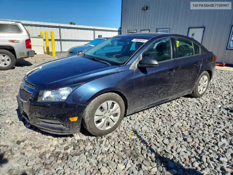 1G1PA5SH2E7109997 — 2014 Chevrolet Cruze, Задняя часть, фото до ремонта