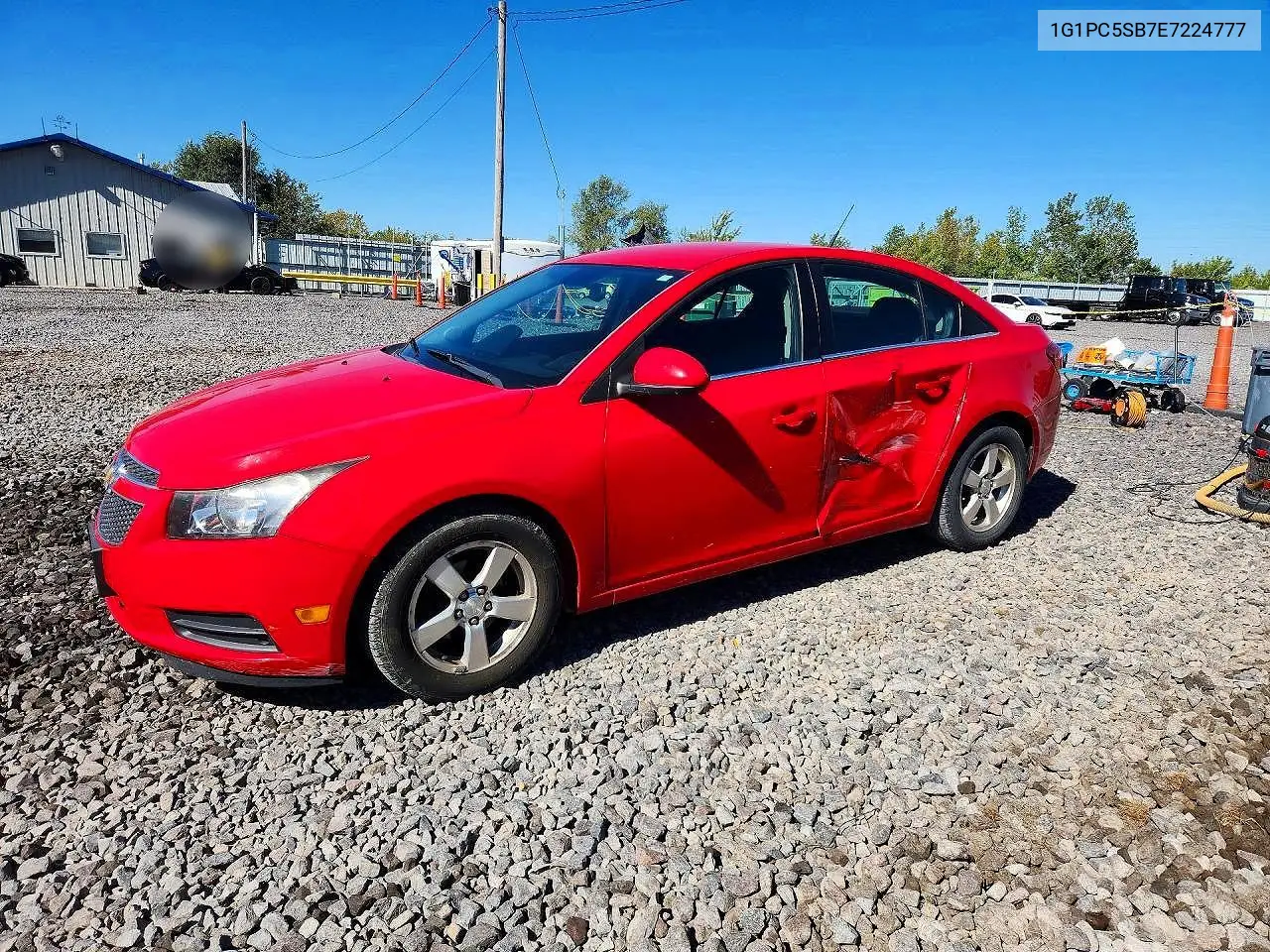 2014 Chevrolet Cruze Lt VIN 1G1PC5SB7E7224777 фото 1
