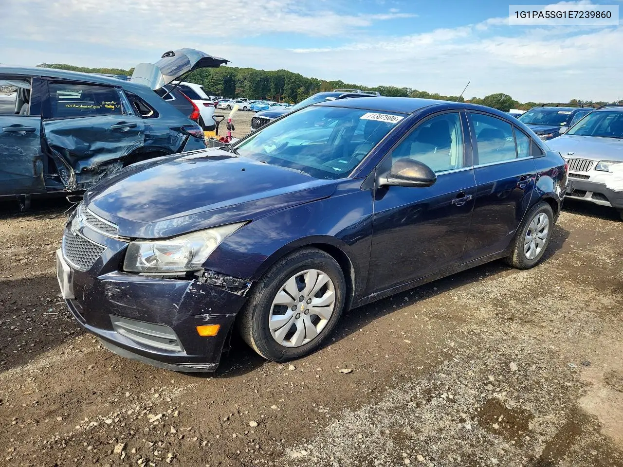 1G1PA5SG1E7239860 Chevrolet Cruze 2014 — повреждение Передняя часть, фото до ремонта