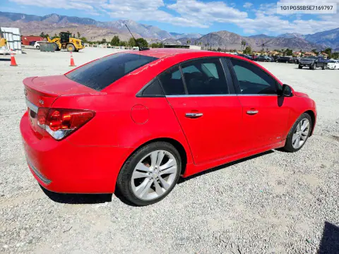 2014 Chevrolet Cruze Ltz VIN 1G1PG5SB5E7169797 фото 3