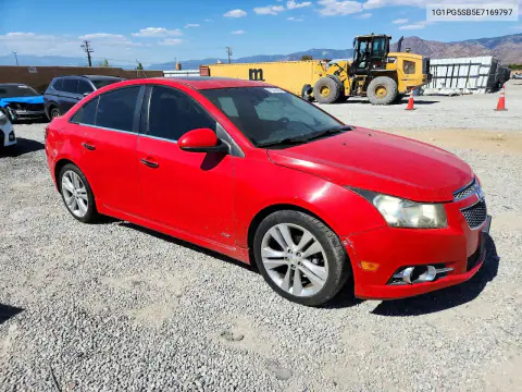 2014 Chevrolet Cruze Ltz VIN 1G1PG5SB5E7169797 фото 4