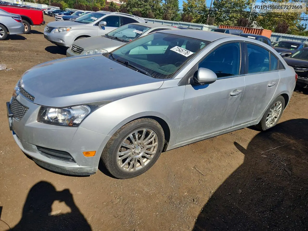 2014 Chevrolet Cruze Eco VIN 1G1PH5SB0E7272669 фото 1