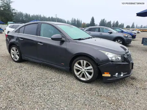 2014 Chevrolet Cruze Ltz VIN 1G1PG5SB6E7389658 фото 4