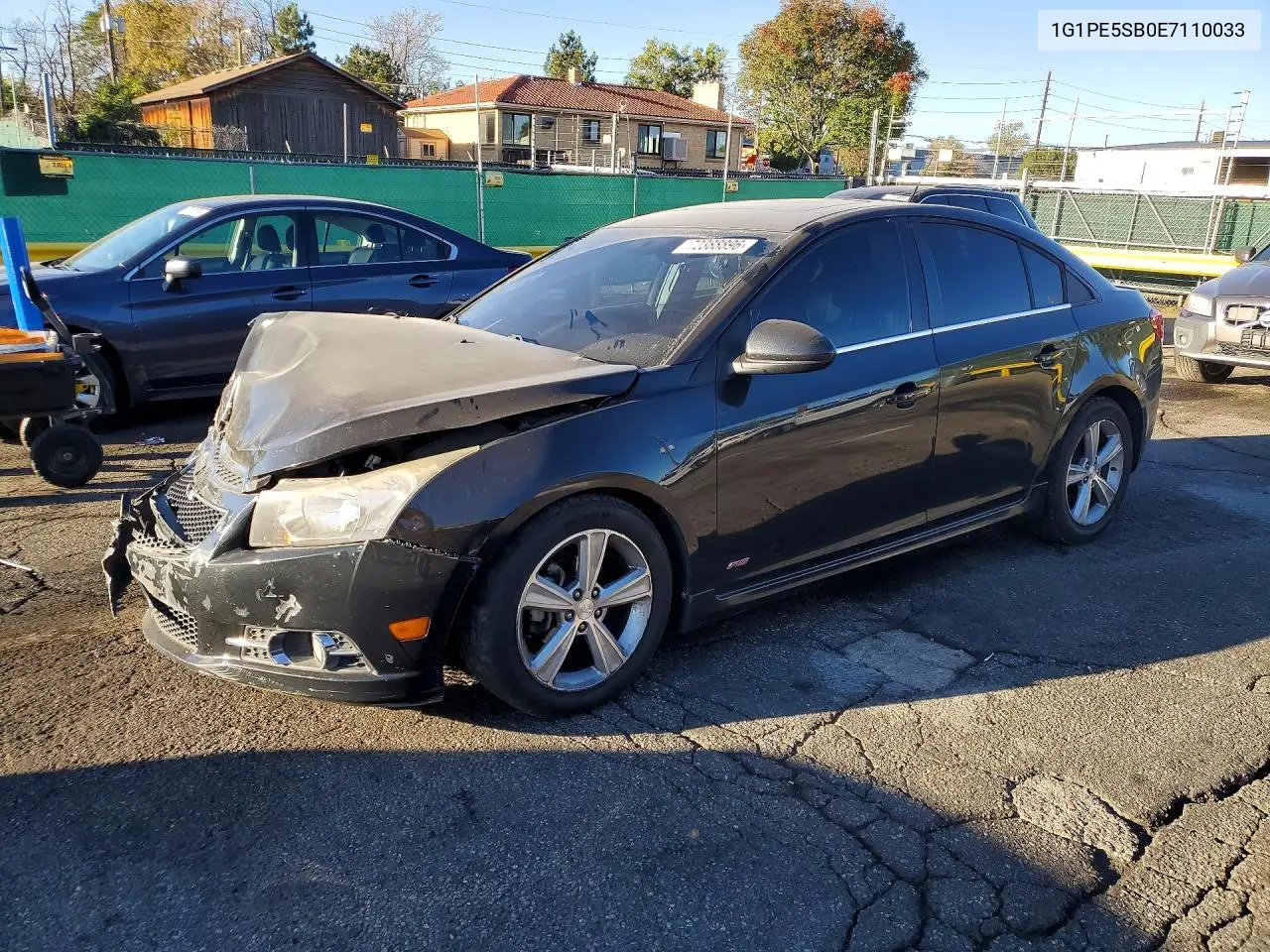 2014 Chevrolet Cruze Lt VIN 1G1PE5SB0E7110033 фото 1