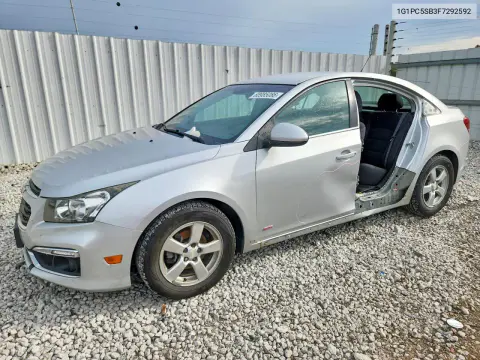1G1PC5SB3F7292592 — 2015 Chevrolet Cruze, Сторона, фото до ремонта
