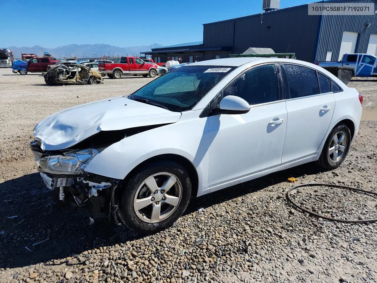 2015 Chevrolet Cruze Lt VIN 1G1PC5SB1F7192071 фото 1