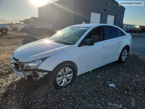 2015 Chevrolet Cruze Ls VIN 1G1PA5SG8F7248833 фото 1