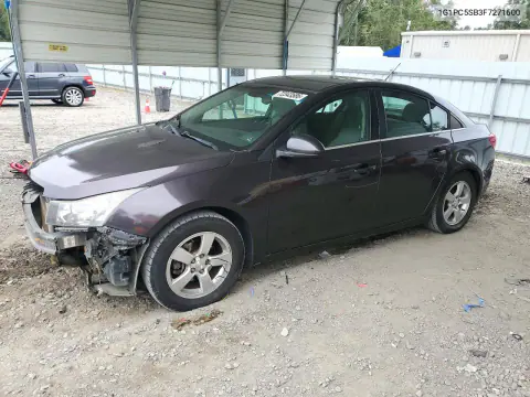 2015 Chevrolet Cruze Lt VIN 1G1PC5SB3F7271600 фото 1