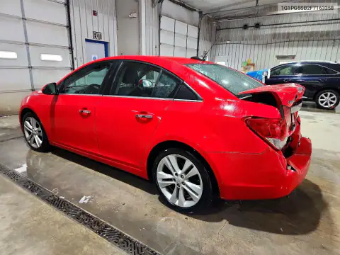 1G1PG5SB2F7163358 — 2015 Chevrolet Cruze, фото 2 с аукциона Copart, Задняя часть