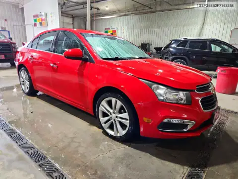 1G1PG5SB2F7163358 — 2015 Chevrolet Cruze, фото 4 с аукциона Copart, Задняя часть