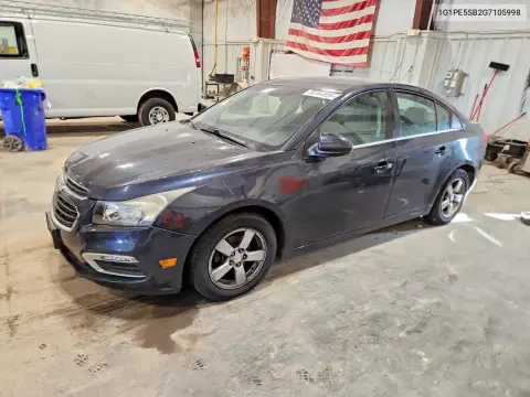 1G1PE5SB2G7105998 — 2016 Chevrolet Cruze, Мелкие вмятины и царапины, фото до ремонта