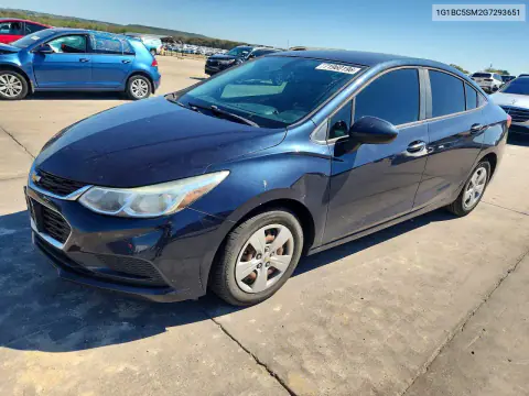 1G1BC5SM2G7293651 — 2016 Chevrolet Cruze, Подтопление, фото до ремонта