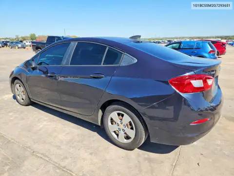 2016 Chevrolet Cruze Ls VIN 1G1BC5SM2G7293651 фото 2