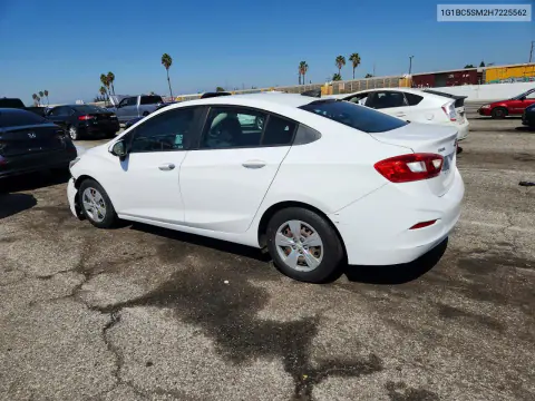 2017 Chevrolet Cruze Ls VIN 1G1BC5SM2H7225562 фото 2