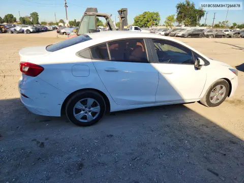 2017 Chevrolet Cruze Ls VIN 1G1BC5SM3H7266878 фото 3