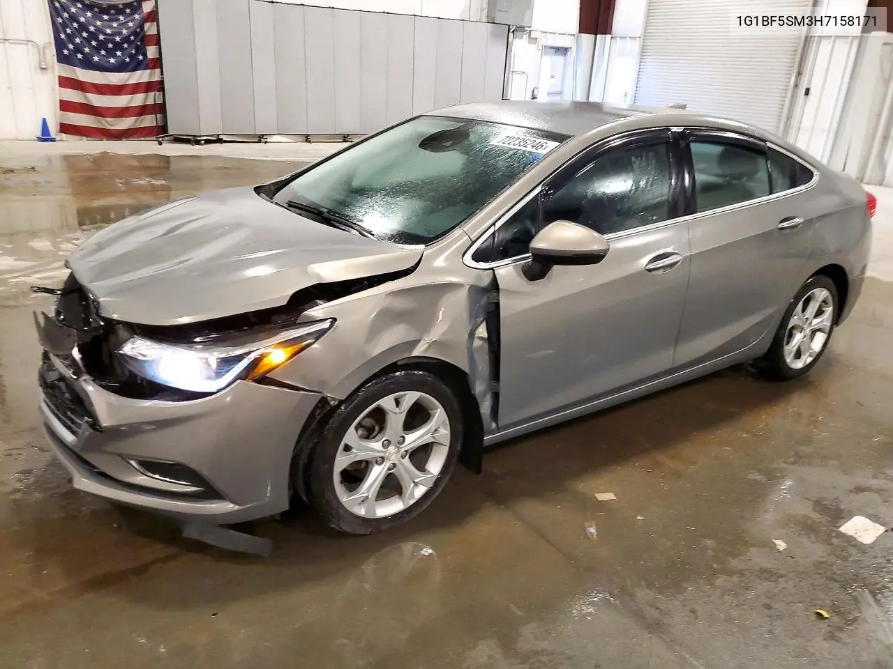 2017 Chevrolet Cruze Premier VIN 1G1BF5SM3H7158171 фото 1