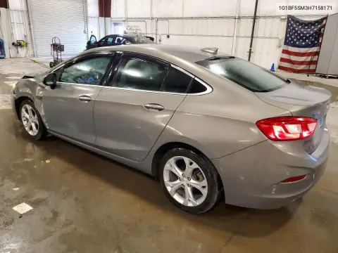 2017 Chevrolet Cruze Premier VIN 1G1BF5SM3H7158171 фото 2