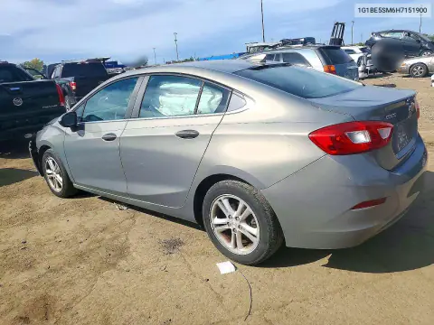 2017 Chevrolet Cruze Lt VIN 1G1BE5SM6H7151900 фото 2