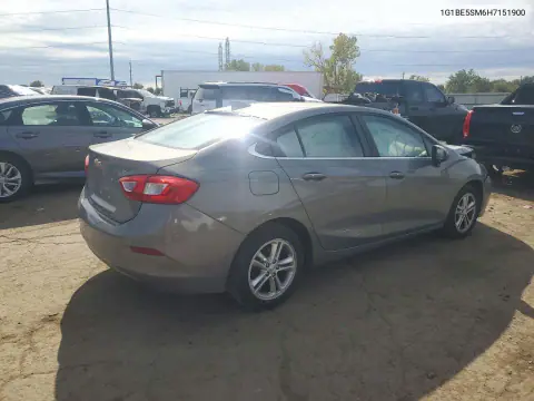 2017 Chevrolet Cruze Lt VIN 1G1BE5SM6H7151900 фото 3