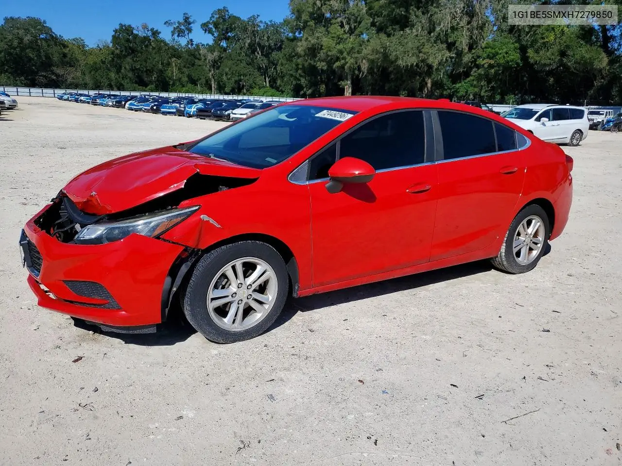2017 Chevrolet Cruze Lt VIN 1G1BE5SMXH7279850 фото 1